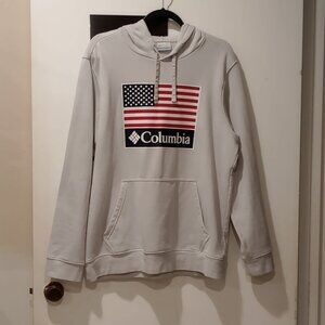 Columbia Light Grey Hoodie | Size Medium | Good Used Condition